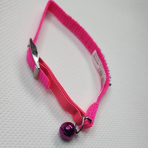 Pink Rhinestone Cat Collar - Picture 6 of 11